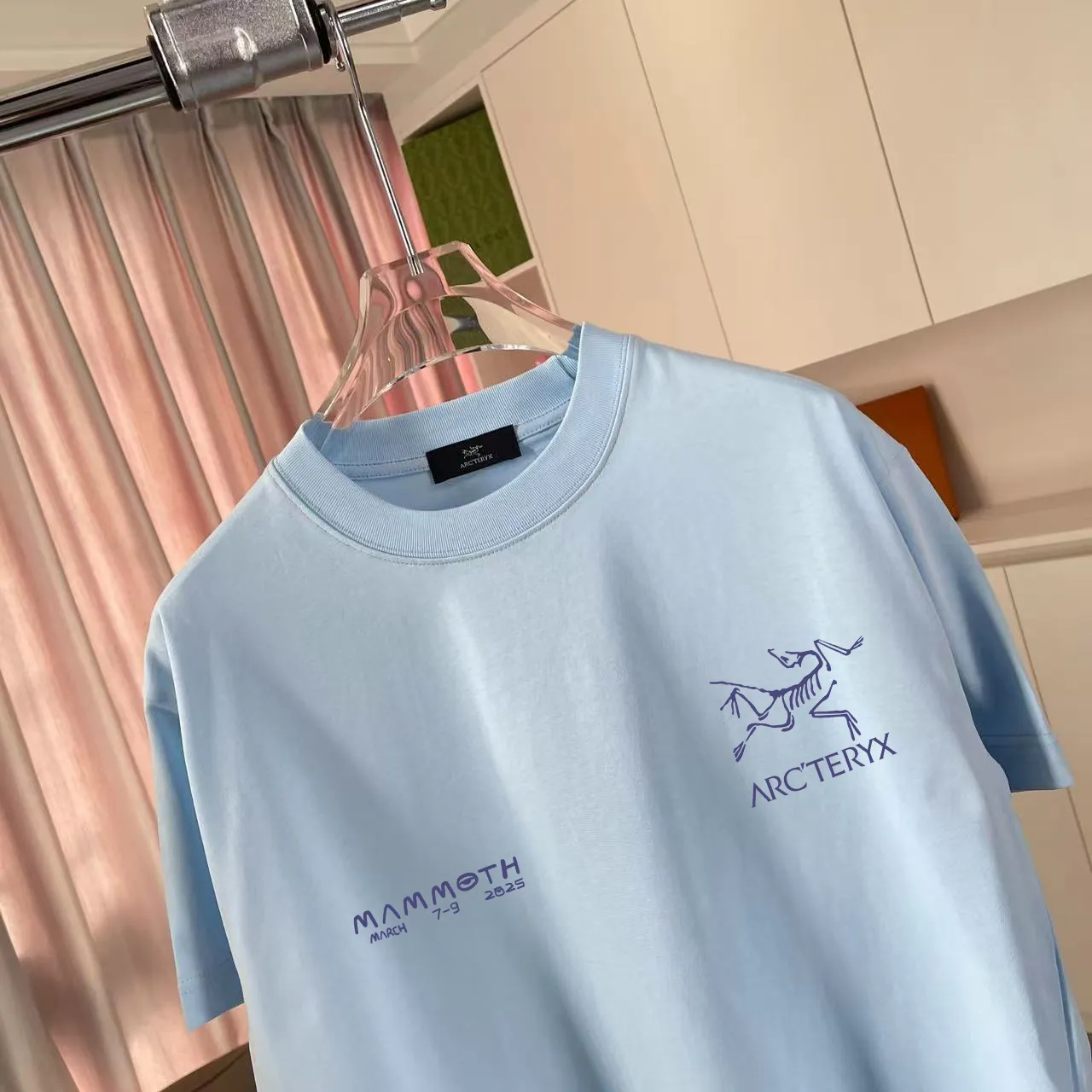 ARC'TERYX* 2025 New Arrival logo t g Same Style Size：S M L XL XXL ：Black White Blue Gray